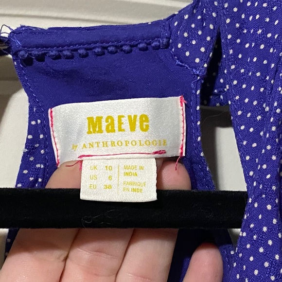 Maeve by Anthropologie Justine Blue Jumpsuit 6 - Picture 7 of 15